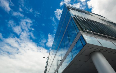 low-angle-view-office-building